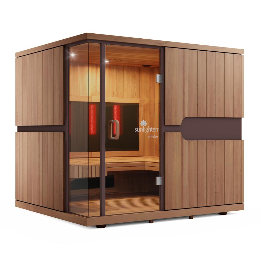 mPulse Empower Smart Sauna - Eucalyptus 15" touchscreen
