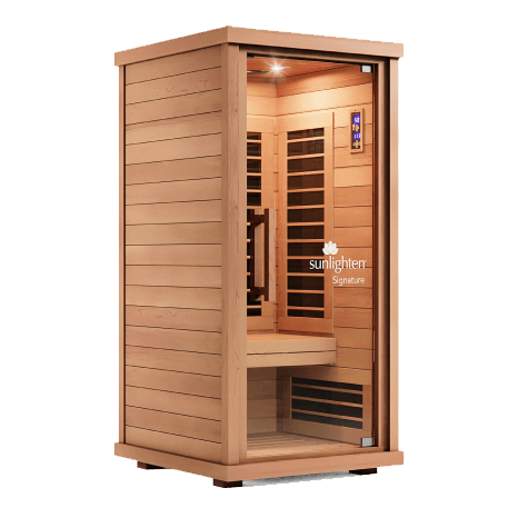 Signature Sauna pictured against a white background